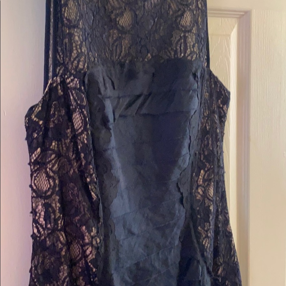 Semi-Formal Lacy Blue Dress